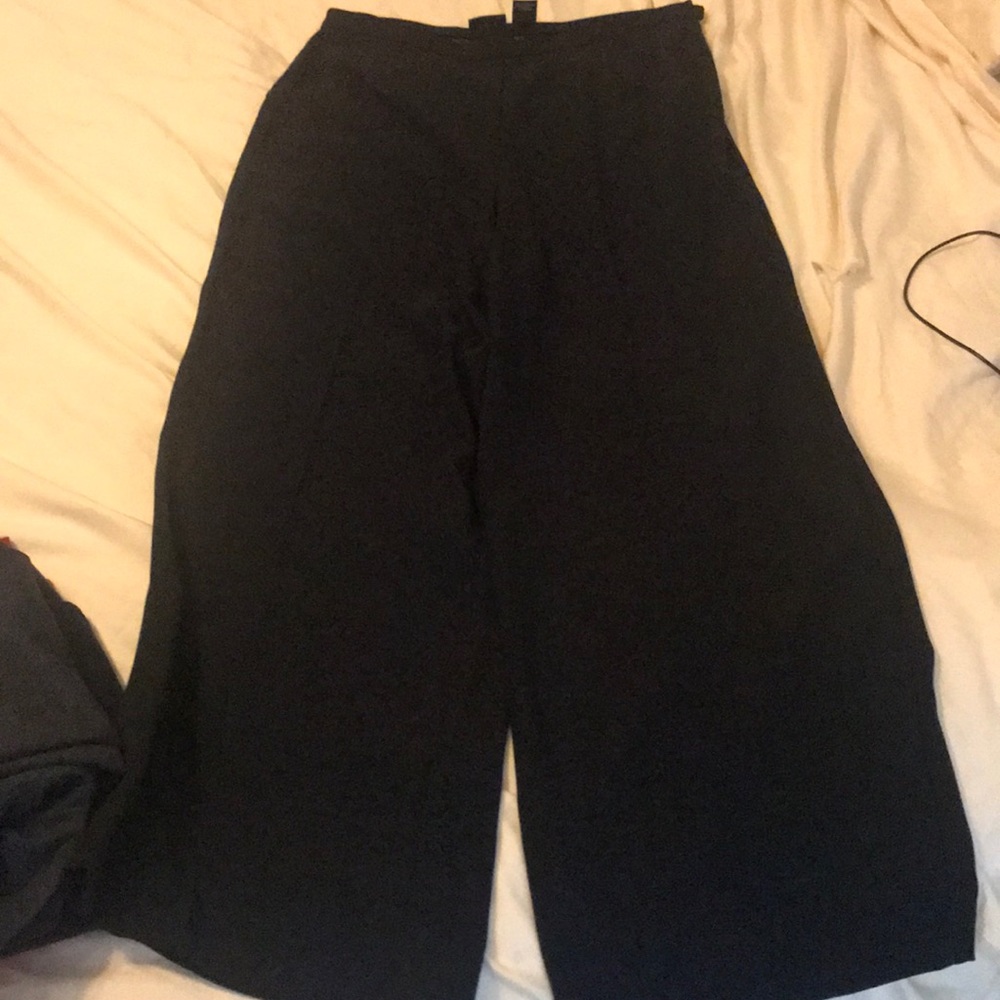 Black billowy trousers